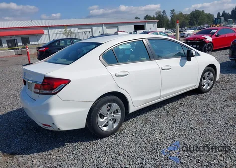 2014 Honda Civic Lx z USA, uszkodzony, nr VIN 2HGFB2F55EH556943